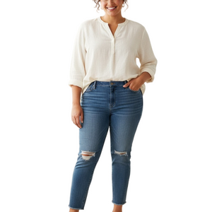 MADEWELL 9” Mid-Rise Skinny Jeans 37 Plus size 24W
